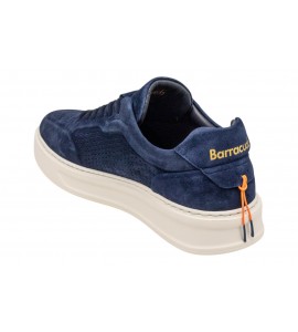 BARRACUDA UOMO BU3612 PHOENIX CAMOSCIO NAVY
