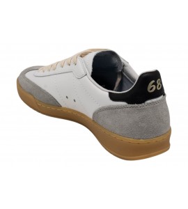 SUN68 UOMO Z36143/0106 CALIFORNIA SUN LEATHER BIANCO