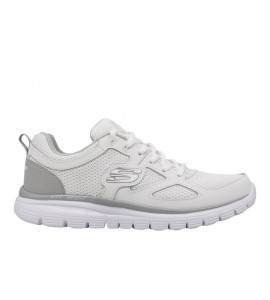 SKECHERS Uomo Burns - Agoura 52635 white/grey