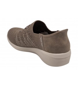 SKECHERS donna Slip-ins: Arya - Swiftly 158918/DKTP DARK TAUPE