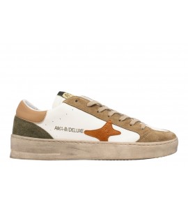 AMA BRAND uomo sneaker 4544 SLAM BIANCO