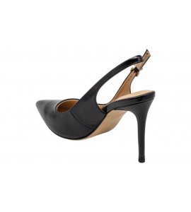 CHICONIC slingback 203.01.26VT.BLK VITELLO BLACK