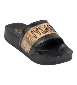 ALVIERO MARTINI SLIDE 2504/0513/X550 BLACK/GEO BEIGE