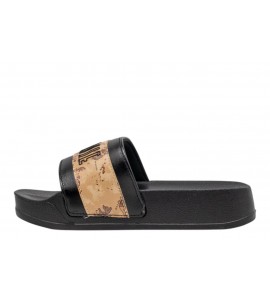 ALVIERO MARTINI SLIDE 2504/0513/X550 BLACK/GEO BEIGE