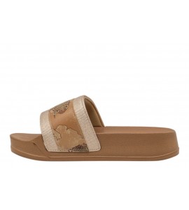 ALVIERO MARTINI SLIDE 2504/0513/X124 PLATINUM/BEIGE