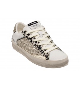 CRIME 29003PP8.26 DISTRESSED CHROME FANG/WHITE