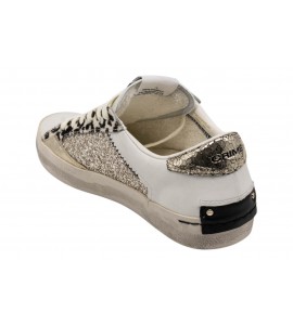 CRIME 29003PP8.26 DISTRESSED CHROME FANG/WHITE