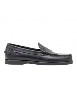 SEBAGO UOMO MOCASSINO 76114QW DOLPHIN WAXED BLACK