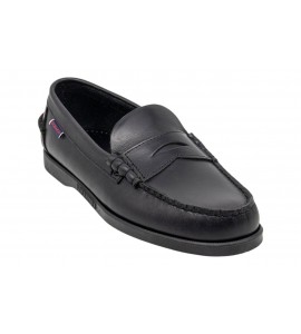 SEBAGO UOMO MOCASSINO 76114QW DOLPHIN WAXED BLACK