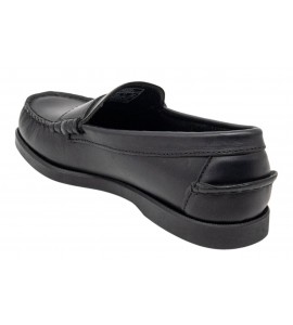SEBAGO UOMO MOCASSINO 76114QW DOLPHIN WAXED BLACK