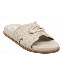 GUARDIANI CIABATTA GL61531A 098 NORA ALL OVER OFF WHITE