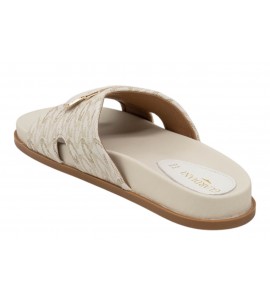GUARDIANI CIABATTA GL61531A 098 NORA ALL OVER OFF WHITE