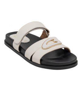 GUARDIANI CIABATTA GL61532A 098 NORA VELCRO OFF WHITE