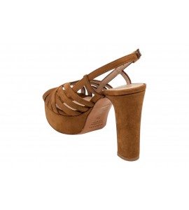 ALBANO SANDALO 5565 VELOUR CUOIO