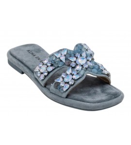 ALMA EN PENA CIABATTINA V268000 SUEDE JEANS