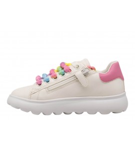 GEOX J bambina PUFFYPOP J55MRA000BCC0406 WHITE/PINK