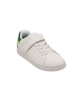 GEOX J BAMBINO ECLYPER A J36LSA000BCC0547 WHITE/GREEN