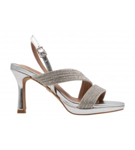 KHARISMA sandalo elegante 2601 STRASS ARGENTO