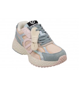 NO NAME DONNA 01SNCR KNIT DM CARTER PINK/SKY/PINK