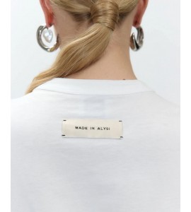 ALYSI 116427/P6055 T-SHIRT C/APPL TASCA LATTE