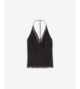 ALYSI 116225/P6058 TOP SCOLLATO CHOCO