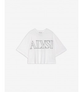 ALYSI 116408/P6055 T-SHIRT CON NODO LATTE