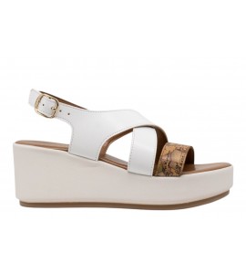 ALVIERO MARTINI sandalo on zeppa 1415/662A/0900 WHITE