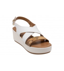 ALVIERO MARTINI sandalo on zeppa 1415/662A/0900 WHITE