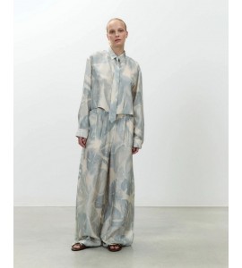 ALYSI 116136/P6031 PANTALONE AMPIO CIELO