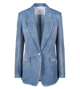 JUCCA J4353047/28/998 GIACCA STAMPA DENIM