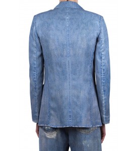 JUCCA J4353047/28/998 GIACCA STAMPA DENIM