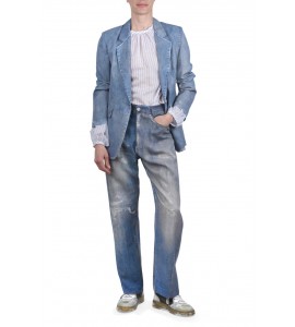 JUCCA J4353047/28/998 GIACCA STAMPA DENIM