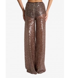 JIJIL JPE26PA204.0RT0035/0005 PANTALONE PAILLETTES BROWN