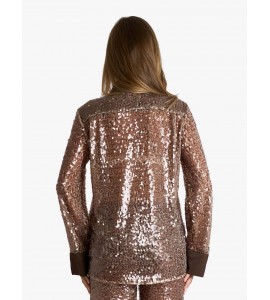 JIJIL JPE26CA184.0RT0035/0005 CAMICIA MORO