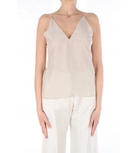 ALYSI 116249/P6003 TOP SETA LINGERIE GESSO