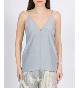 ALYSI 116249/P6003 TOP SETA LINGERIE CIELO