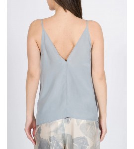 ALYSI 116249/P6003 TOP SETA LINGERIE CIELO