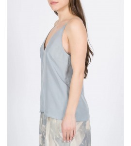 ALYSI 116249/P6003 TOP SETA LINGERIE CIELO