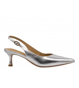 CHICONIC slingback 226.01.26VT.SLV VITELLO SILVER