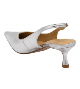 CHICONIC slingback 226.01.26VT.SLV VITELLO SILVER