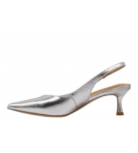 CHICONIC slingback 226.01.26VT.SLV VITELLO SILVER