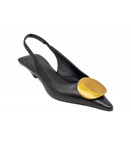 VIC MATIE' 1K5704_K20H060101 SLINGBACK BARON BLACK