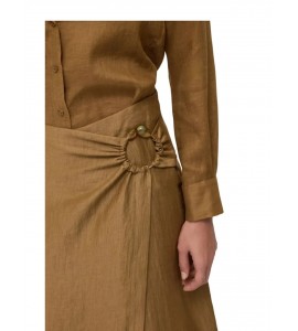 OTTOD'AME DN6288 SKIRT RHUM