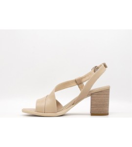 NERO GIARDINI SANDALO IN PELLE E510440D/453 lino