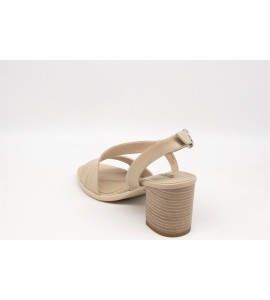 NERO GIARDINI SANDALO IN PELLE E510440D/453 lino