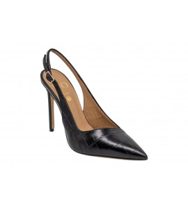 WO MILANO slingback 246 COCCO NERO