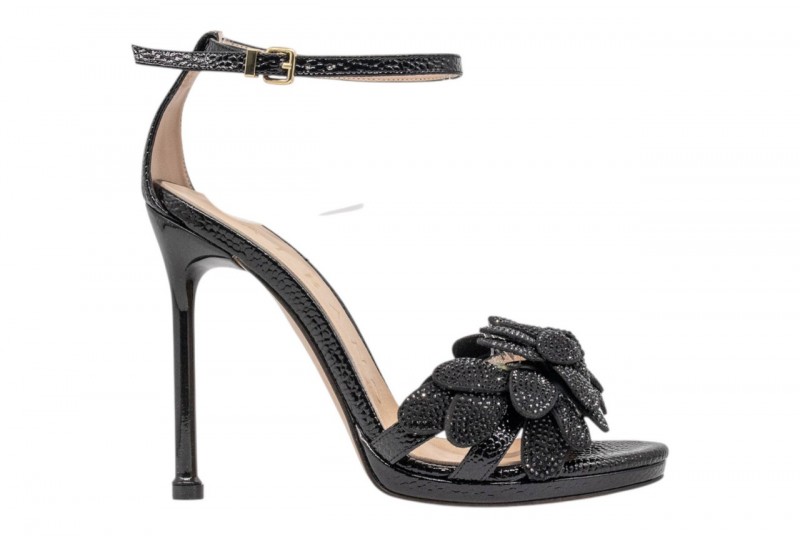 ALBANO SANDALO 5611 SNAKE NERO