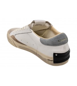 CRIME uomo 19050PP8.10 DISTRESSED LO stone grey