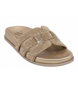 ALBANO VANITY AV7003 CIABATTA CON STRASS platino