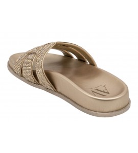 ALBANO VANITY AV7003 CIABATTA CON STRASS platino